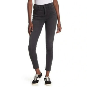 Madewell Washed Black 9” High Rise Skinny Jeans Size 28 Tall